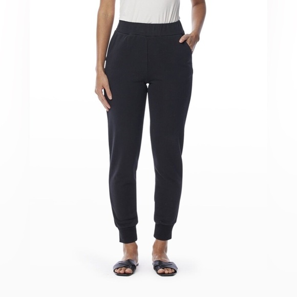 LBLC The Label Rea black elastic waistband high rise sweatpants joggers Size M - Picture 3 of 16